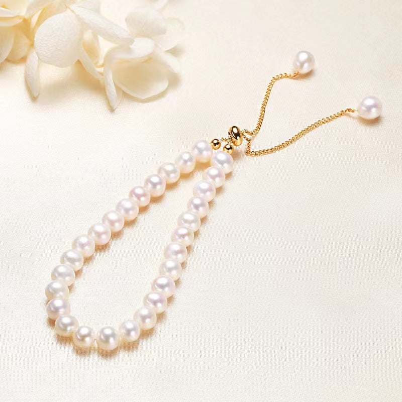 Baroque Freshwater Pearl Bracelet Female