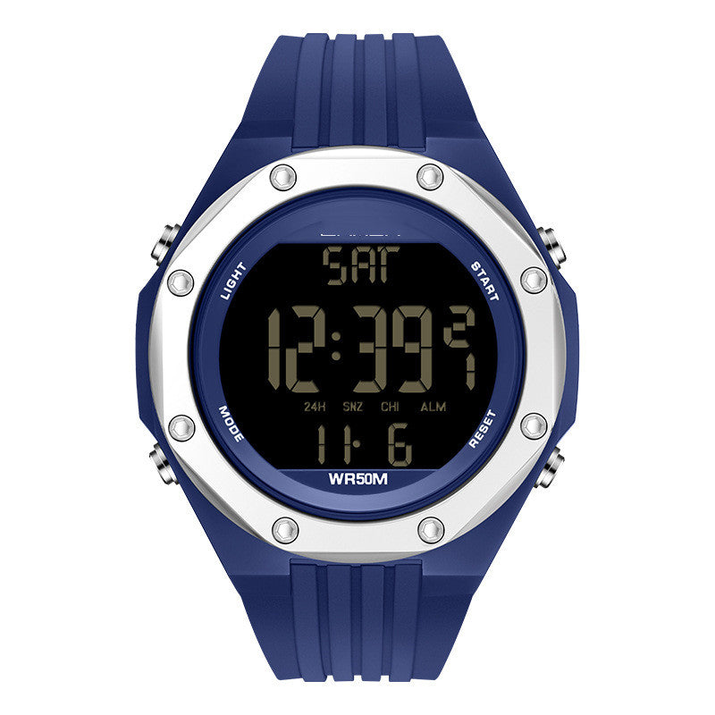 Simple Multi-functional Waterproof Outdoor Sports Electronic Watch