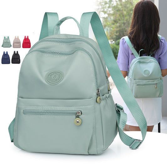 Nylon Oxford Backpack Korean Style Small Backpack Lady