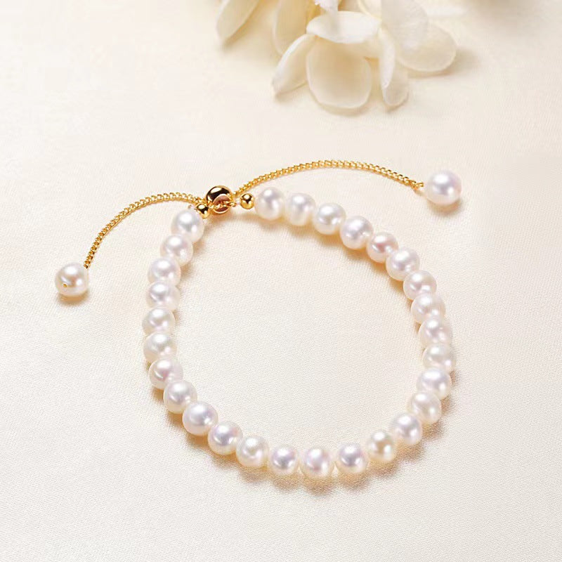 Baroque Freshwater Pearl Bracelet Female