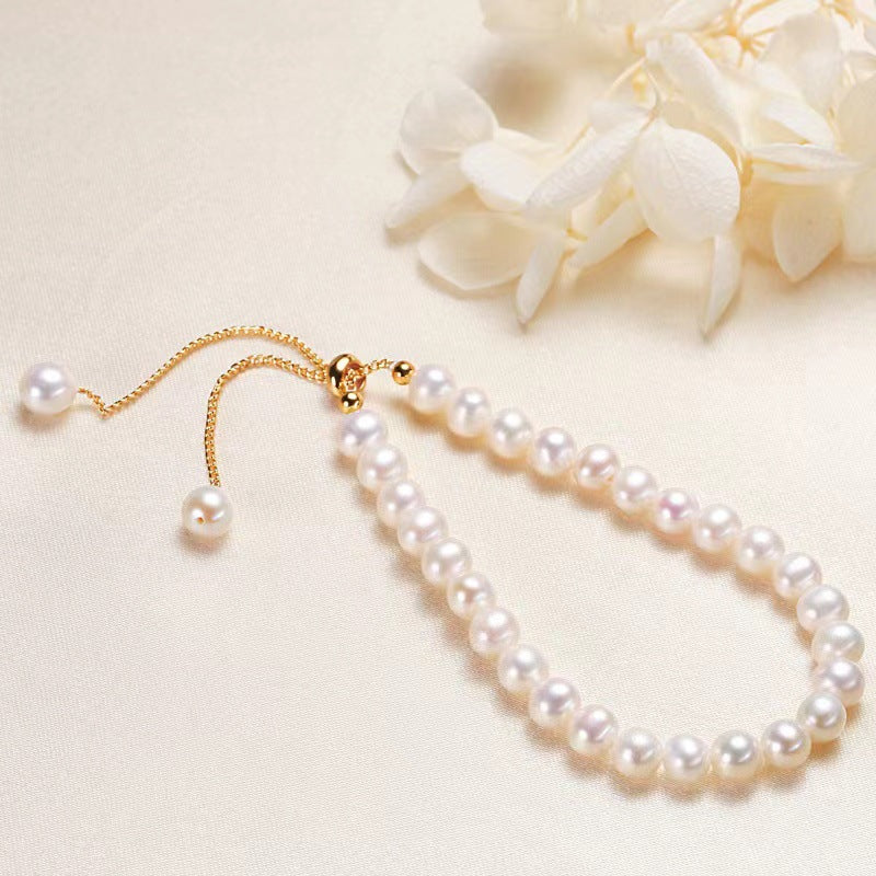 Baroque Freshwater Pearl Bracelet Female