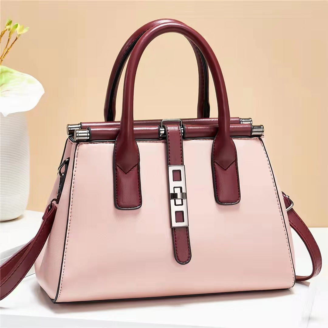 Fashionable Messenger One-shoulder Large Simple Handbag