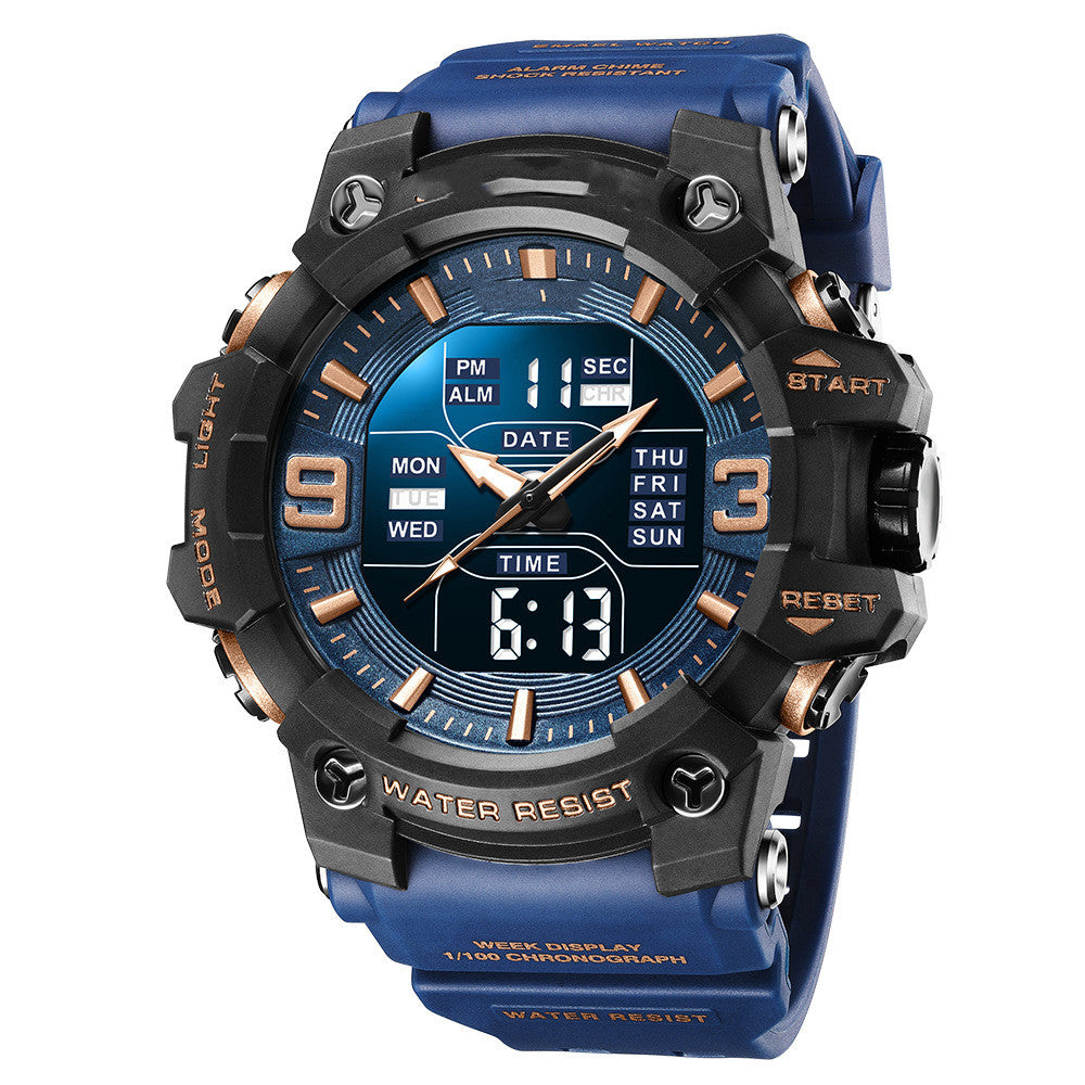 Men's Sports Waterproof Multifunctional Electronic Watch