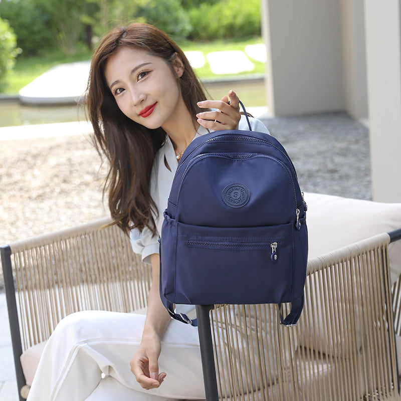 Nylon Oxford Backpack Korean Style Small Backpack Lady