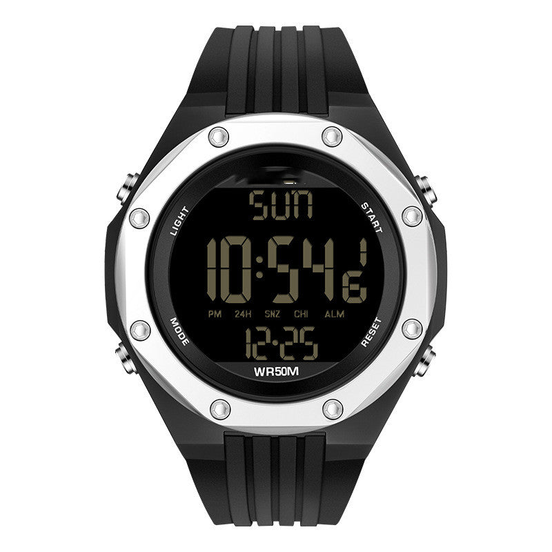 Simple Multi-functional Waterproof Outdoor Sports Electronic Watch