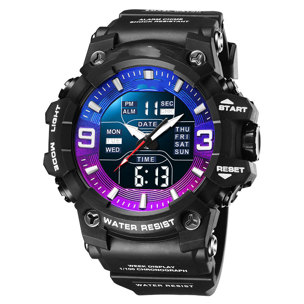 Men's Sports Waterproof Multifunctional Electronic Watch