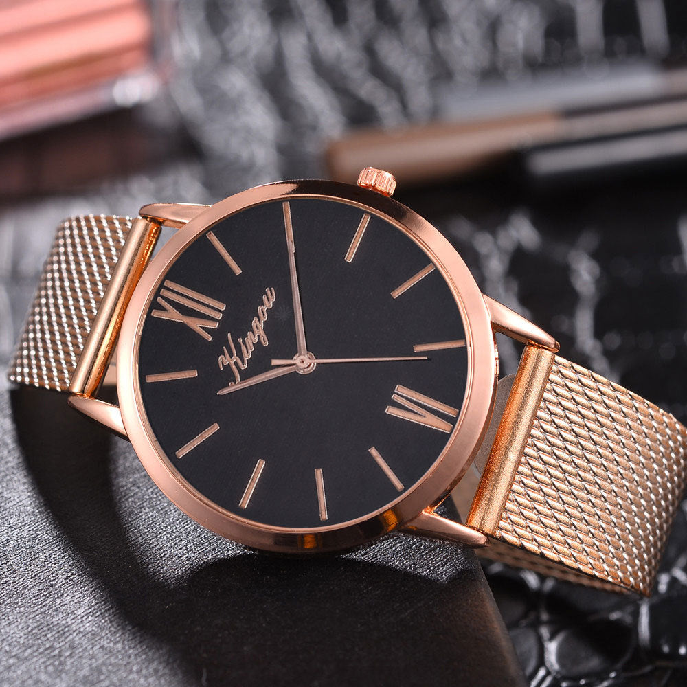 Fashion Simple Mesh Strap Quartz Watch