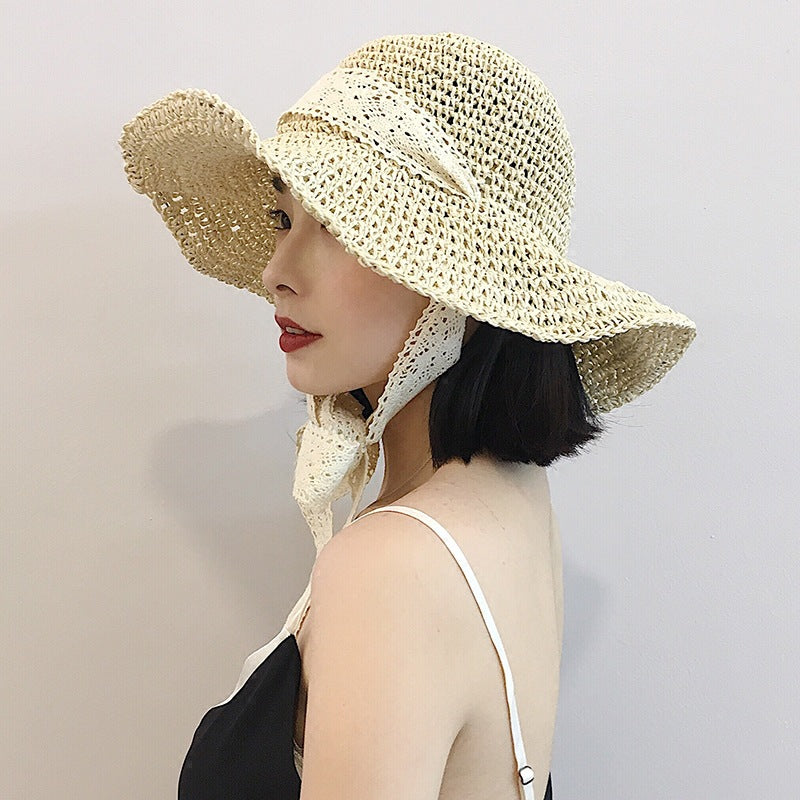 Foldable Handmade Straw Hat