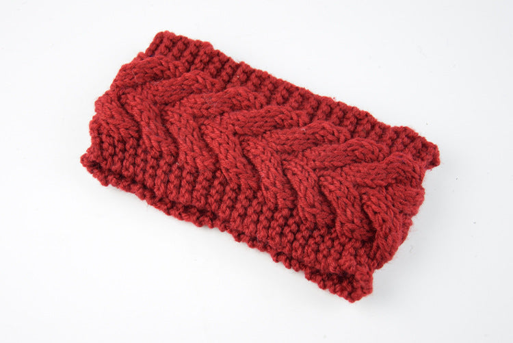 Twist Knitted Wool Headband