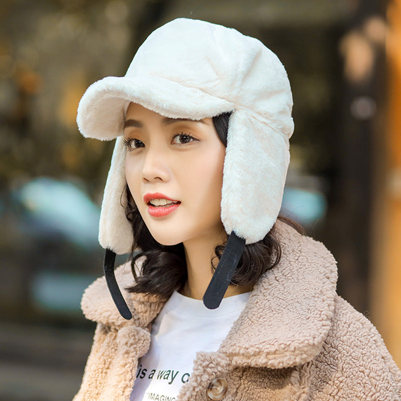 All-match Casual Plush Warm Cap