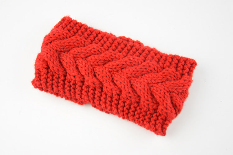 Twist Knitted Wool Headband