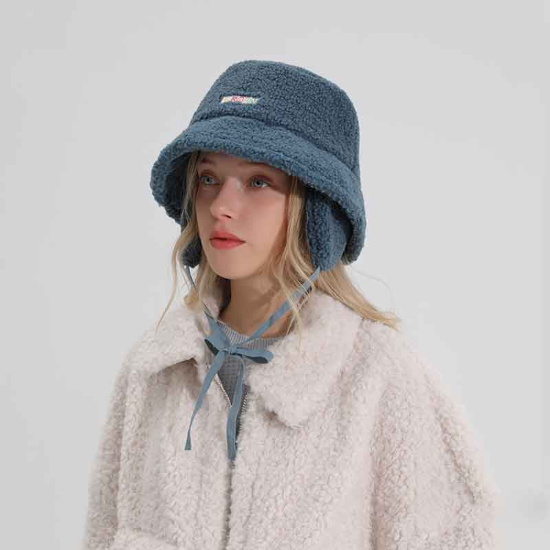 Women's Lamb Hair Ear Protection Hat