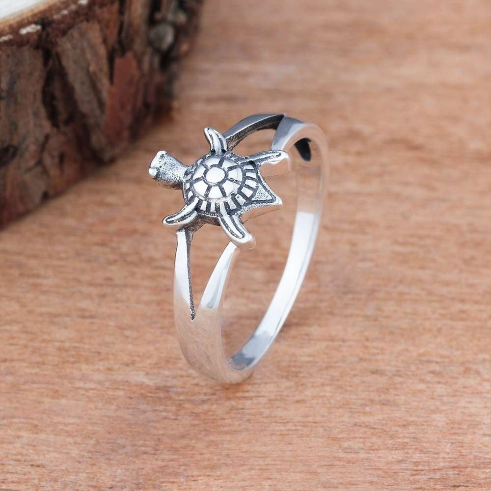 Personalized Tortoise Style Ring