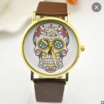 Skull Dial Emo Style Watch