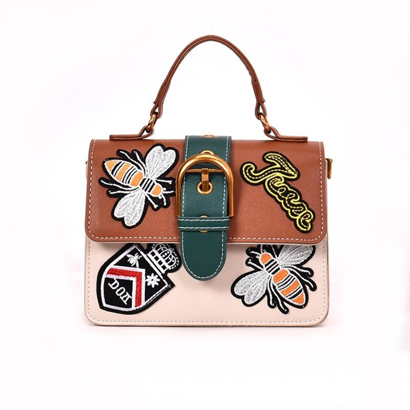 Women's Casual Embroidered Handbag