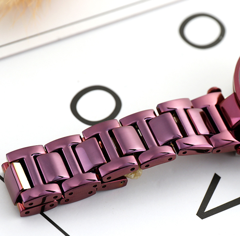 Rhinestone Steel Belt Fashion Watch