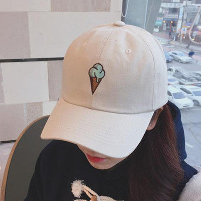 Ice Cream Design Baseball Cap