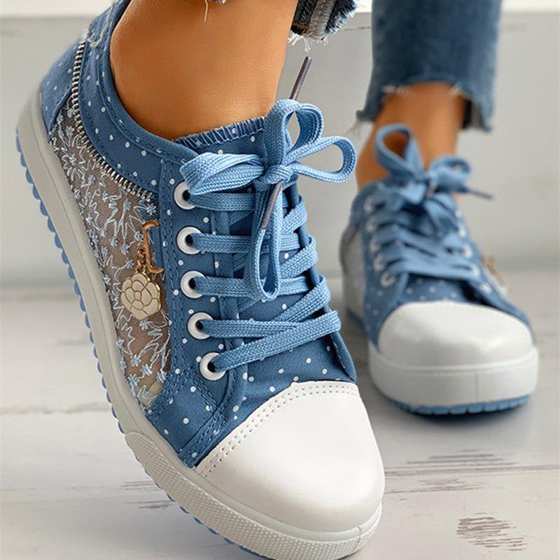 Solid Color Canvas Flat Shoes