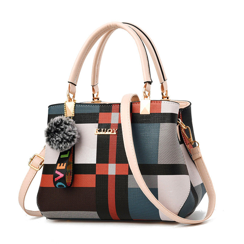 Women's Multicolor Leather Handbag