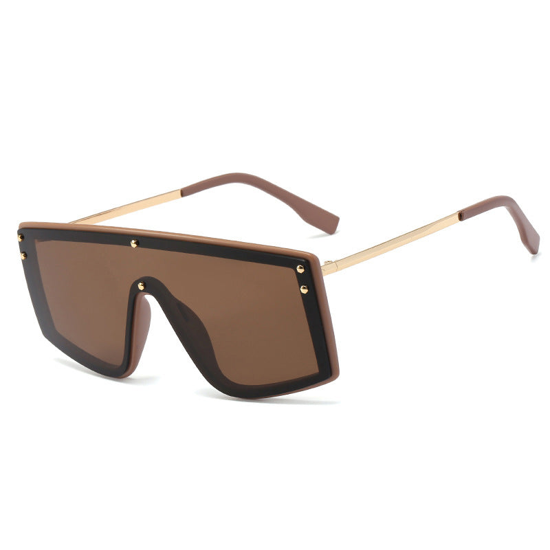 Trendy Huge One-Piece Sunglasses