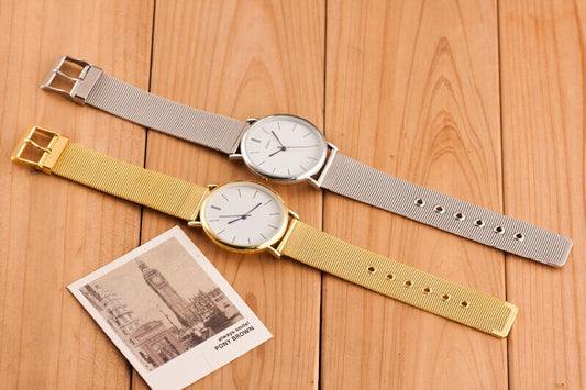 Stainless Steel Mesh Strap Watch