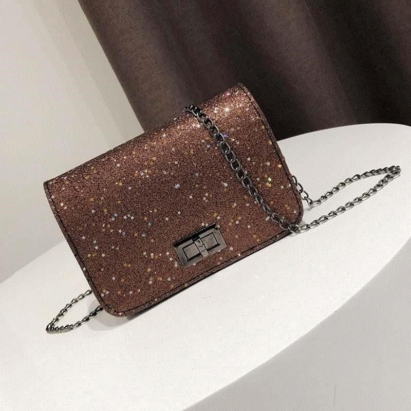 Women's Shiny Shoulder Handbag