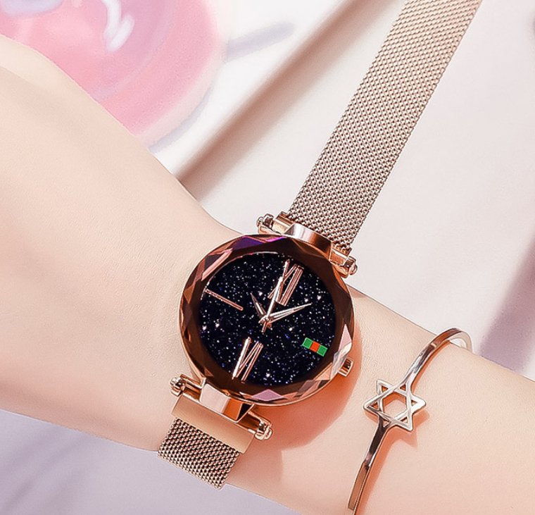 Luxury Mesh Magnet Buckle Watch