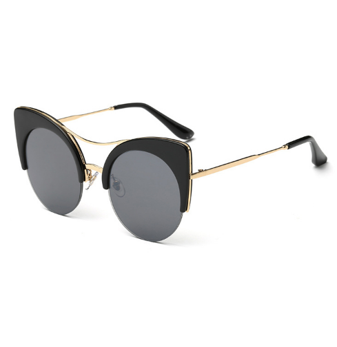 Cat Eye Reflective Sunglasses