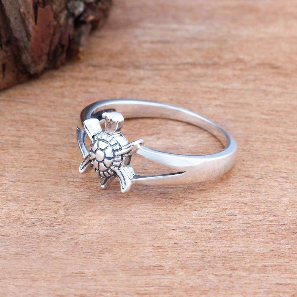 Personalized Tortoise Style Ring