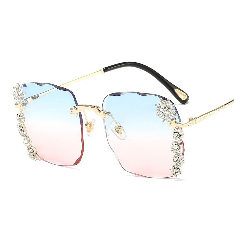 Women's Wavy Edge Gradient Sunglasses