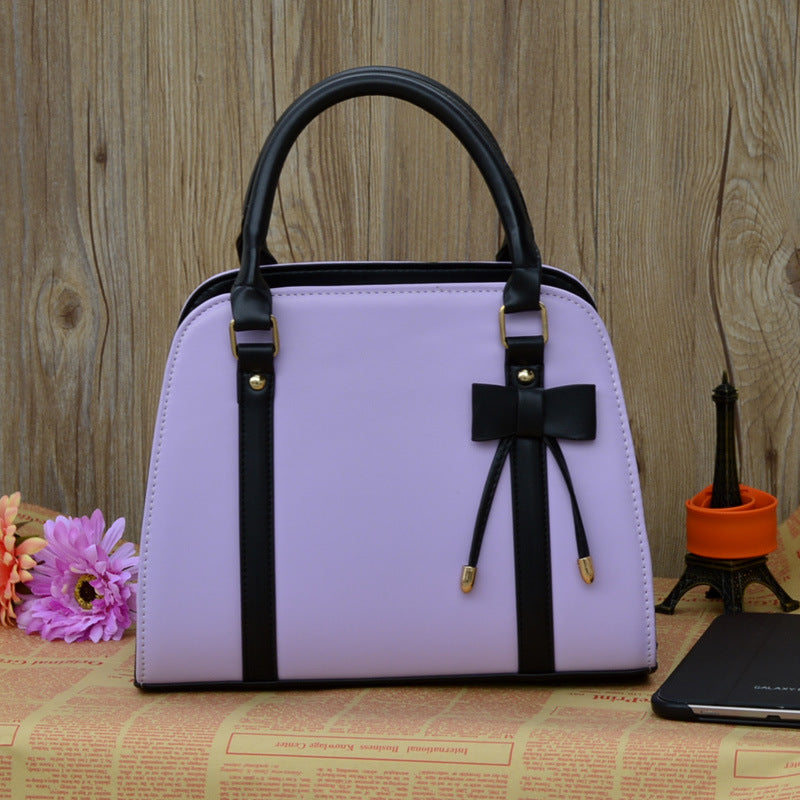 Casual Bow Style Shoulder Bag