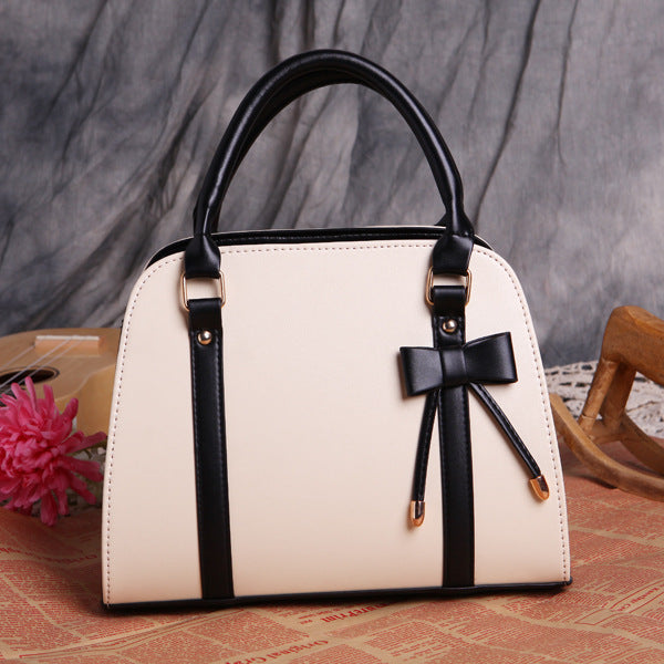 Casual Bow Style Shoulder Bag