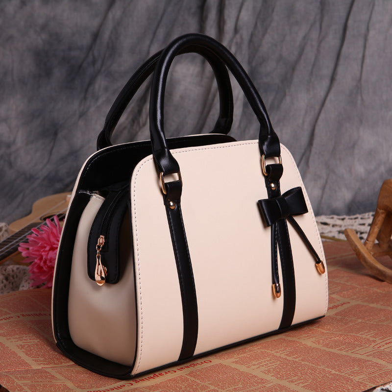 Casual Bow Style Shoulder Bag