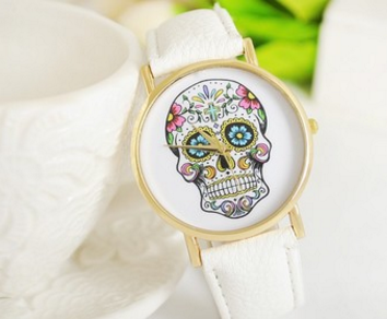 Skull Dial Emo Style Watch