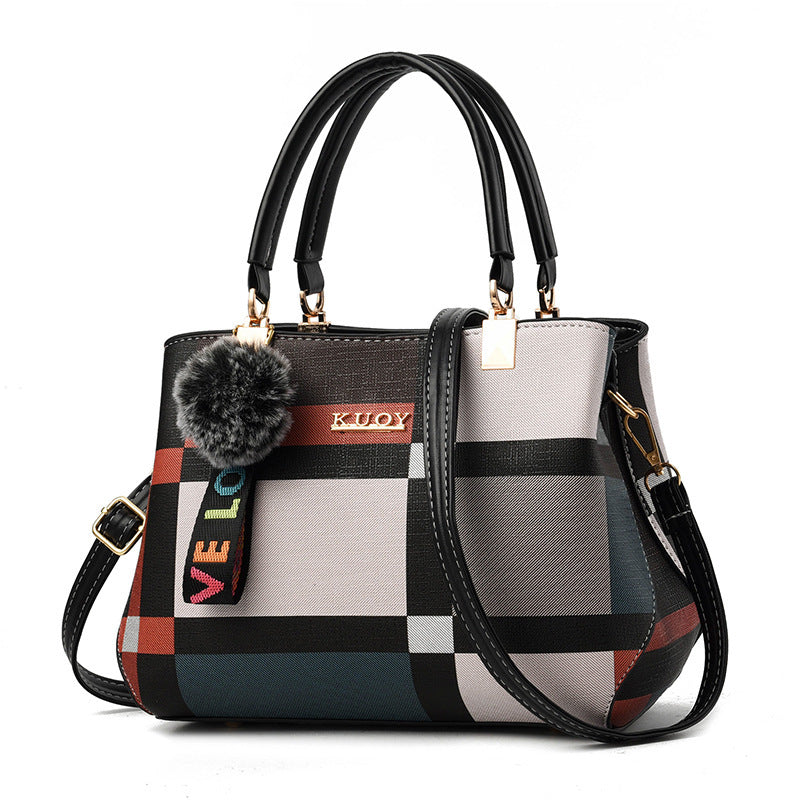 Women's Multicolor Leather Handbag