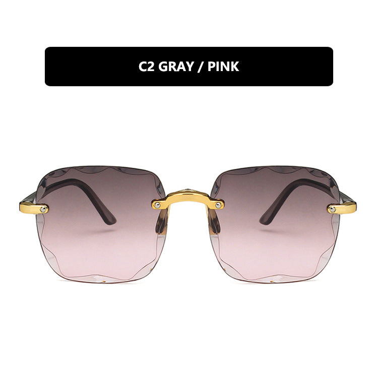 Square Cut-Edge Sunglasses