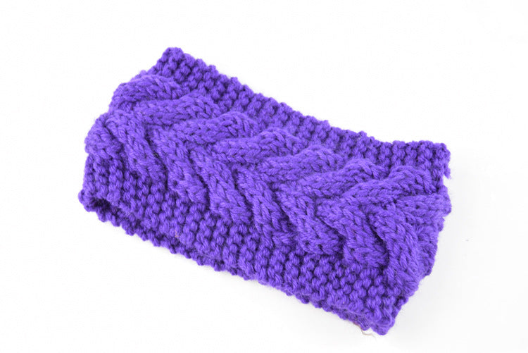 Twist Knitted Wool Headband