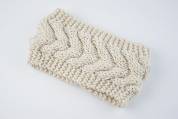 Twist Knitted Wool Headband