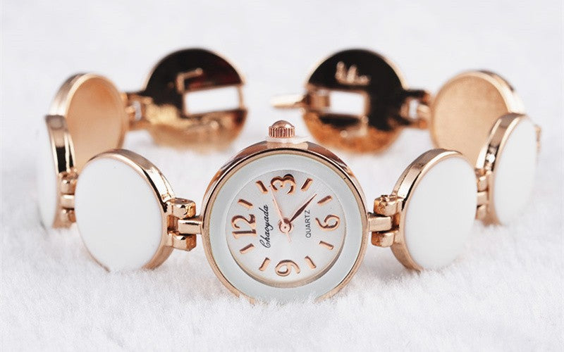 Women's Round Dial Bracelet Watch