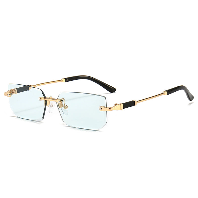 Rimless Fashion Women's Jelly Sunglasses