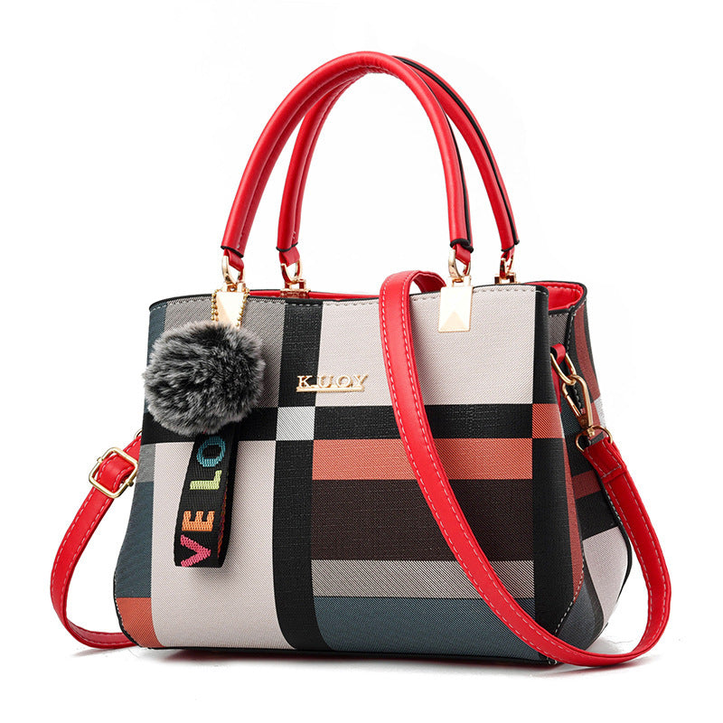 Women's Multicolor Leather Handbag