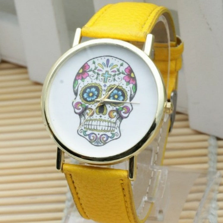 Skull Dial Emo Style Watch