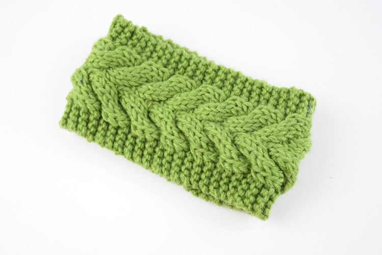 Twist Knitted Wool Headband