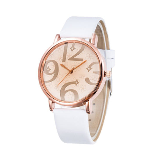 Women's Big Number Quartz Watch