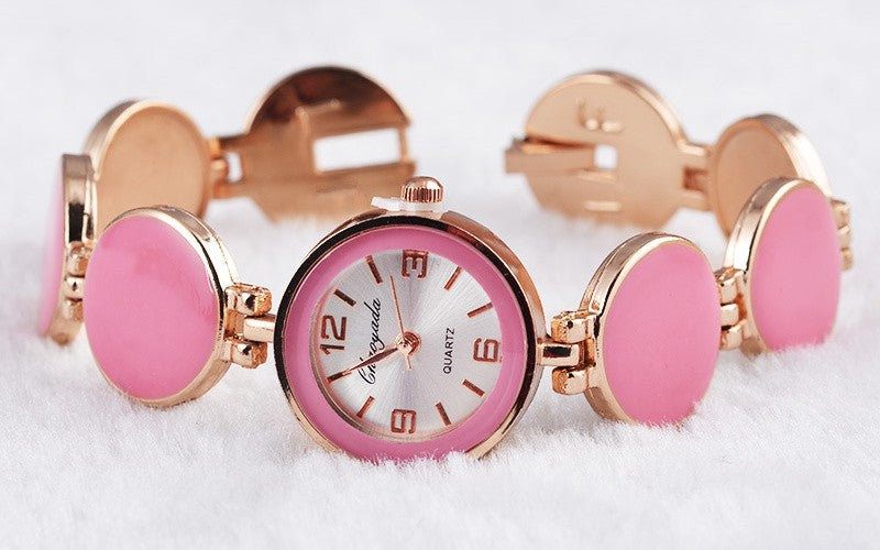 Women's Round Dial Bracelet Watch