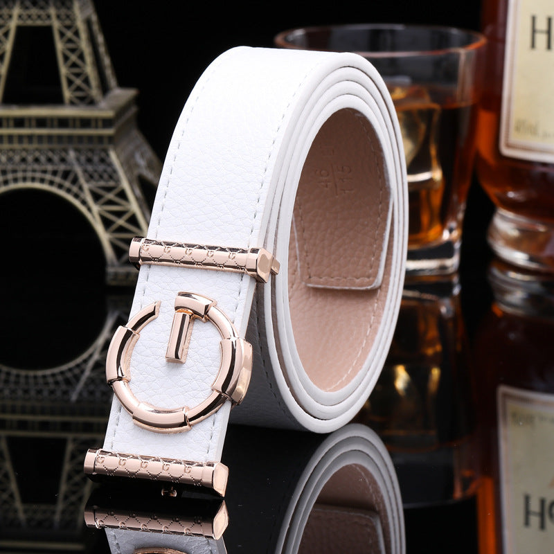 Luxury G Buckle Belt For Women