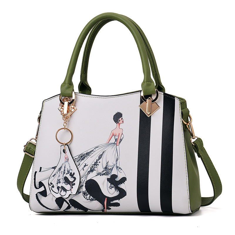 Women's Fashion Printed Handbag