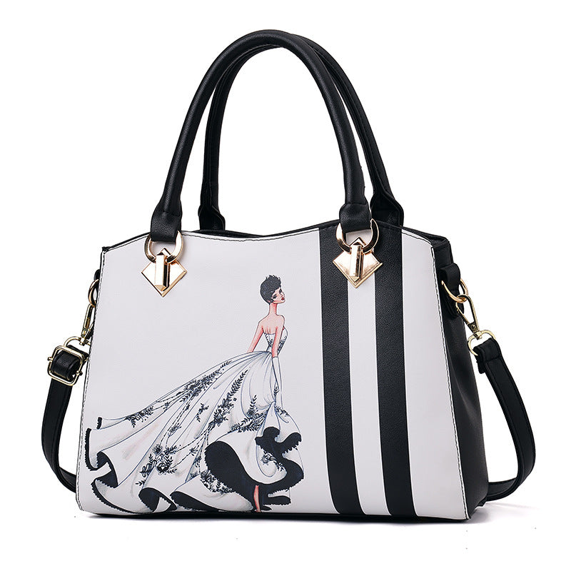 Women's Fashion Printed Handbag