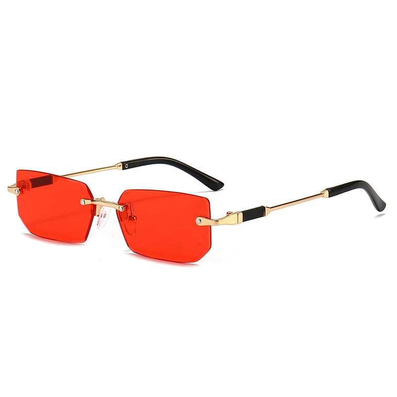 Rimless Fashion Women's Jelly Sunglasses