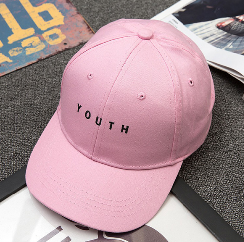 Unisex Leather Imprinted Solid Cap